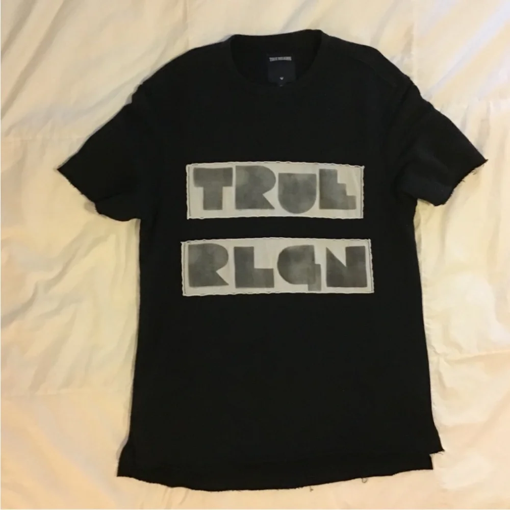 True Religion Black Graphic T-Shirt